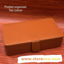 Vegan Leather Pocket Storage Organizer  ( Tan )