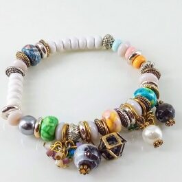 Greek styled beaded bracelet