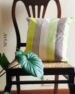 16×16 Cotton Stripe Cushion Cover Vintage Boho Style