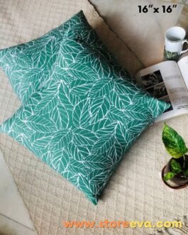 Nature Inspired Set or 2 Cushion Covers 16″x 16″