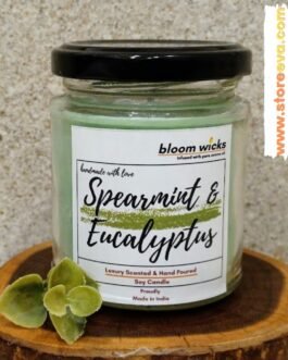 Spearmint & Eucalyptus Vegan Wax Candle