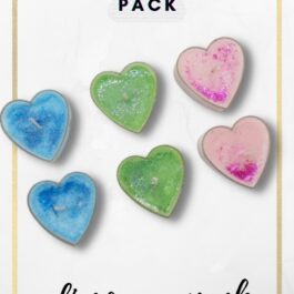 Discovery Pack Aroma Candles Tea Lights Mini Hearts