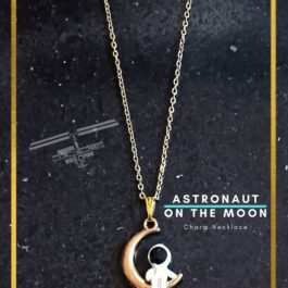 Astronaut On the Moon Necklace