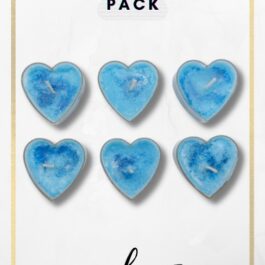 Sea Breeze Aroma Candles Tea Lights Mini Hearts