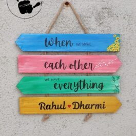 The Vintage Style Personalized Wall Hanging
