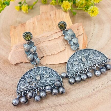 Ashi Semi Circle Earrings - Image 2