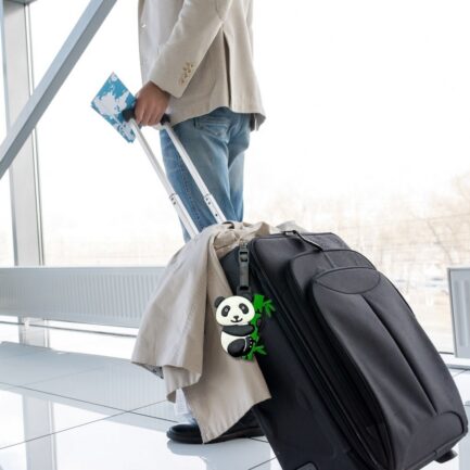 Panda on the tree - Luggage Tag - Image 5