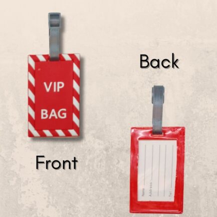 VIP Bags - Bag Tags - Red - Image 3