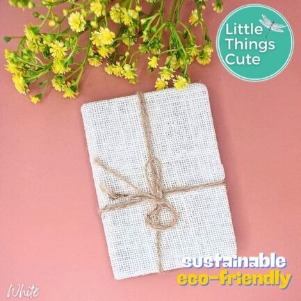 Sustainable Jute Dairy - White A6