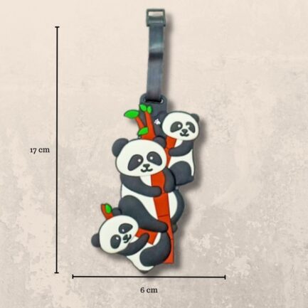 Panda family - Travel Tag - Image 2
