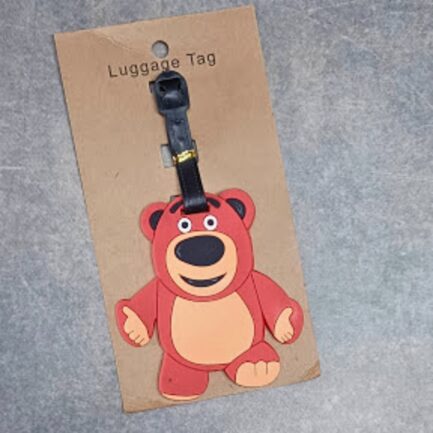 Cute Bear Silicone Luggage Tag - Image 2