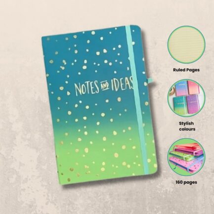 Blue Gradient Design Hardcover Diary - Image 2