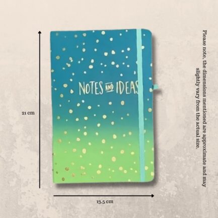 Blue Gradient Design Hardcover Diary - Image 3