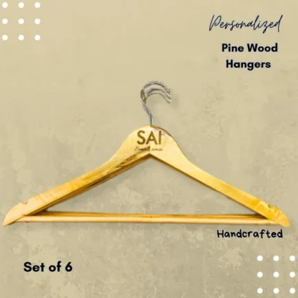 Customised Pine Wood Hangers