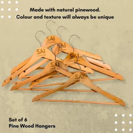 Customised Pine Wood Hangers - Image 4