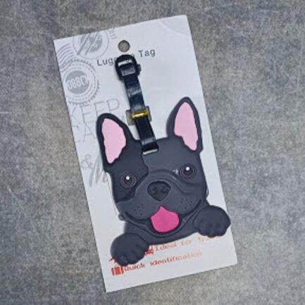 French Bulldog Silicone Luggage Tag – Cute, Waterproof & Durable - Image 4