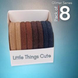 Glitter Rubber Bands for Girls