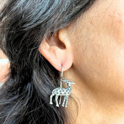 Mriga (Deer) Fish Hook Earrings - Image 2