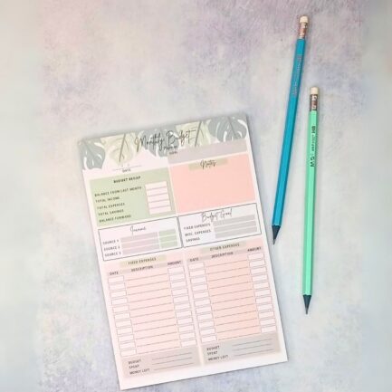Monthly Budget Planner – Leaf Design & Tracker Pad - Image 2