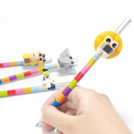 Lego Style Brick Pencil Set – Lion