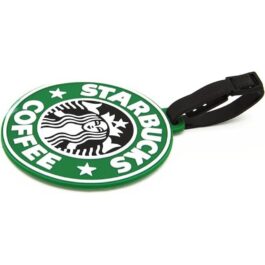 Starbucks Coffee-Inspired Luggage Tag – Silicone Travel ID Label