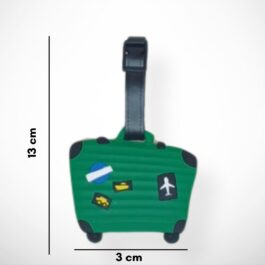 Luggage Tag – Cute Suitcase Design – Green