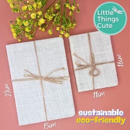 Sustainable Jute Dairy - White A6 - Image 2