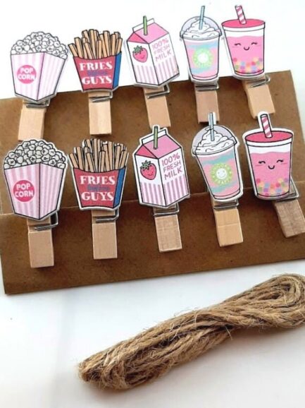 Wooden Pegs - Set of 10 - Image 2