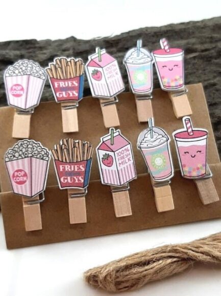 Wooden Pegs - Set of 10
