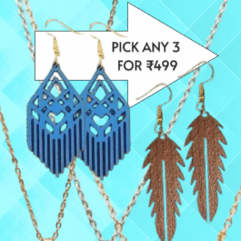 Earrings & Necklaces Bundle – Pick 3 for 499/-
