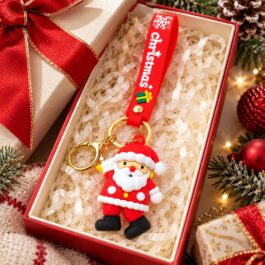 Santa Keychain – Cute Christmas Santa Claus Bag Charm