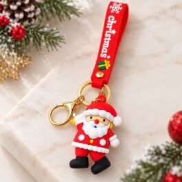 Santa Keychain – Cute Christmas Santa Claus Bag Charm